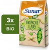 Dětský snack SUNAR BIO Křupky Hráškové lusky 3 x 45 g