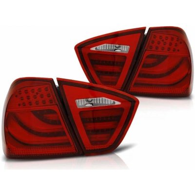 Zadní světla, lampy BMW E90, 2005-2008, LED BAR, červená bílá – Hledejceny.cz
