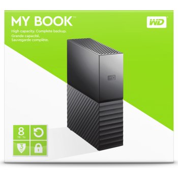 WD My Book 8TB, WDBBGB0080HBK-EESN