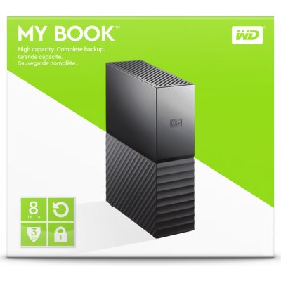 WD My Book 8TB, WDBBGB0080HBK-EESN – Zbozi.Blesk.cz