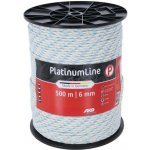 AKO Ohradníkové lanko PlatinumLine bílé modré 6mm 500m – Hledejceny.cz