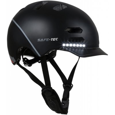 Chytrá bluetooth helma Safe-Tec SK8 Black L (58CM - 61CM)