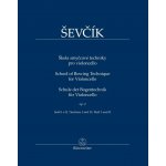 Škola smyčcové techniky pro violoncello/op. 2, sešit I a II - Otakar Ševčík – Hledejceny.cz