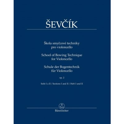 Škola smyčcové techniky pro violoncello/op. 2, sešit I a II - Otakar Ševčík – Hledejceny.cz