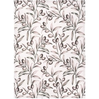 SCANquilt FLORA olivy 50 x 70 cm béžovozelená – Sleviste.cz