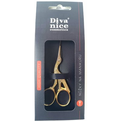 Diva & Nice nůžky na manikúru ozdobné 9 x 4 cm