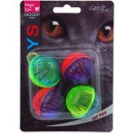 Magic Cat míček lesklý plastový chrastící 3,75 cm 4 ks – Zboží Dáma