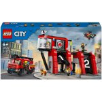 LEGO® City 60414 Hasičská stanice s hasičským vozem – Zboží Dáma