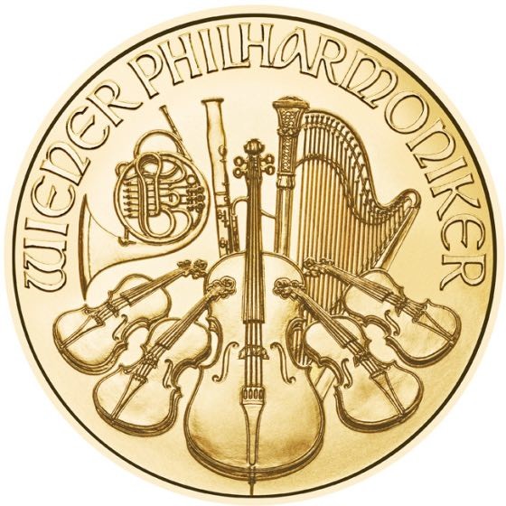 Münze Österreich AG Münze Österreich Philharmoniker ATS Zlatá mince 1/25 oz