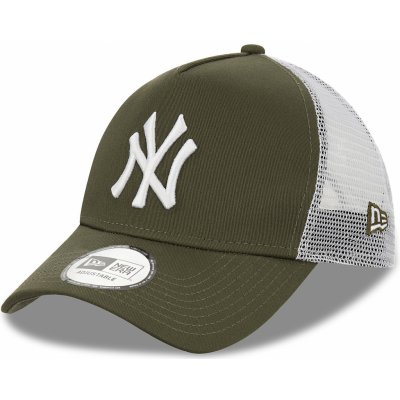 New Era 9FO AF League Ess.Trucker MLB New York Yankees New Olive/White – Zboží Mobilmania