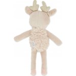 Bieco Textilní hračka jelínek Ella s chrastítkem – Zboží Mobilmania