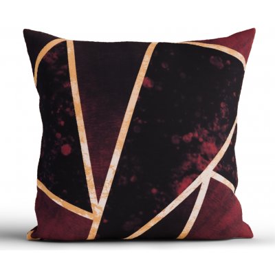 MKLuzkoviny.cz bavlna Renforcé Marco vínové 40 x 40 cm – Zboží Mobilmania