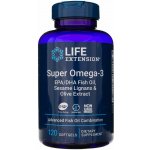 Life Extension Super Omega-3 EPA DHA with Sesame Lignans & Olive Extract 120 tobolek – Hledejceny.cz