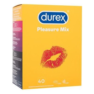 Durex Pleasure Mix Pleasuremax 20 ks + Intense 20 ks – Zboží Mobilmania