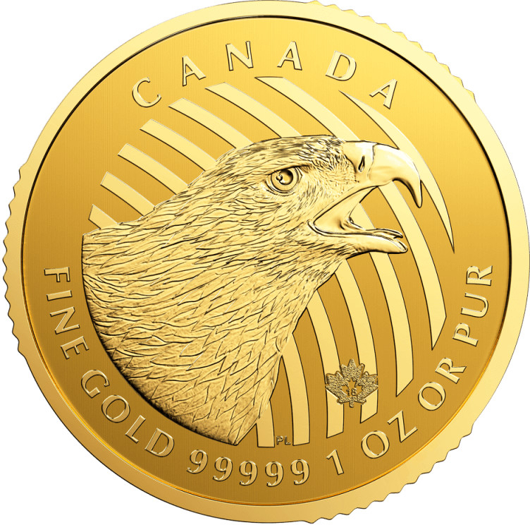 Royal Canadian Mint Zlatá mince Golden Eagle Call of the Wild 1 oz 1 oz