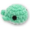 Plyšák Vali Crochet Háčkovaná Baby Velryba Barva: Mátově zelená 80307