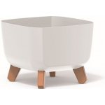 Prosperplast GRACIA SQUARE Květináč 39 cm bílý – Hledejceny.cz