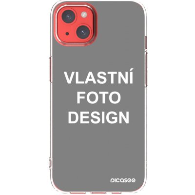Pouzdro Picasee silikonové Apple iPhone 13 - Vlastní design/motiv čiré – Zboží Živě
