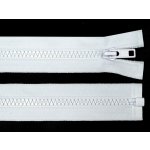 Kostěný zip dělitelný, délka 80 cm - bílý – Hledejceny.cz