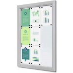 A-Z Reklama 9xA4PH venkovní vitrína pro prospekty 9 x A4 Stříbrná – Zboží Živě