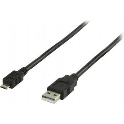 Valueline VLCP60500B10 USB 2.0 A – micro USB B, 1m, černý – Zbozi.Blesk.cz