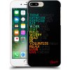 Pouzdro a kryt na mobilní telefon Pouzdro Picasee silikonové Apple iPhone 8 Plus - Motto life čiré
