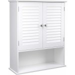 VASAGLE Závěsná skříňka bílá 60 x 70 x 20 cm – Zboží Dáma
