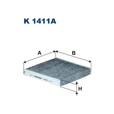 Filtr, vzduch v interiéru FILTRON K 1411A – Hledejceny.cz