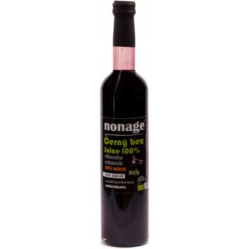 Nonage Bio Premium Bez černý od 100% juice 0,5 l
