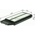 Vzduchový filtr Bosch 1 987 429 192 – Hledejceny.cz