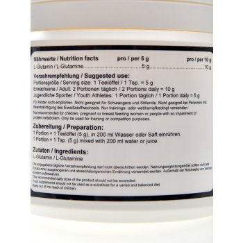 LSP Nutrition L-Glutamine powder 100 250 g