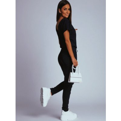 Fasardi krátký overal s mašlí černý – Zboží Mobilmania