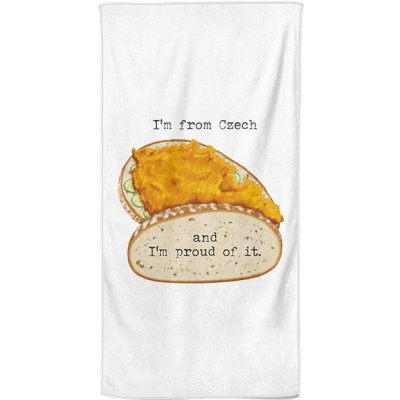 IMPAR Osuška I am Czech (Velikost osušky: 100x170cm) – Hledejceny.cz