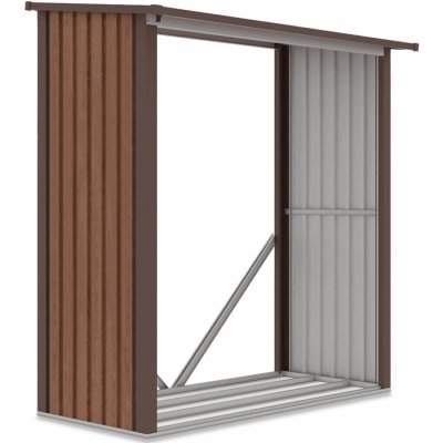 Hardmaister 182x89cm Ořechová zahradní kůlna – Sleviste.cz