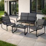 Garthen Astoria GM36457 zahradní sestava šedá 4 ks – Hledejceny.cz