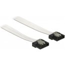 Delock Cable SATA FLEXI 6 Gb/s 30 cm white metal - 83831