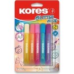 Kores lepidlo Glitter Glue pastelové barvy 5 x 10,5 ml – Zboží Dáma