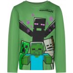 Fashion UK Chlapecké tričko MINECRAFT dlouhý rukáv zelené – Hledejceny.cz