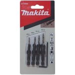 MAKITA D-73455 sada vrtáků se záhlubníkem 4ks, 2,4+2,8+3,2+3,6mm, záhlubníky 6+8+10+12mm – Zboží Dáma