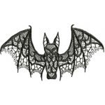 Krajková nášivka - netopýr (16,2 x 8,0 cm) – Zboží Dáma