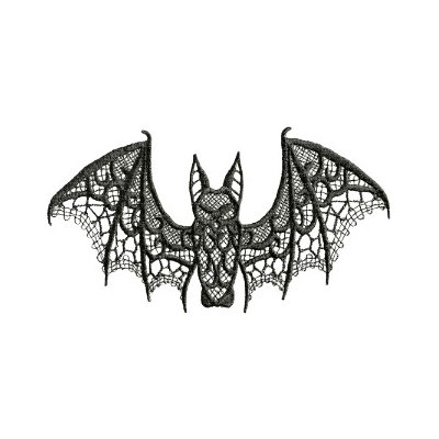 Krajková nášivka - netopýr (16,2 x 8,0 cm) – Zboží Dáma