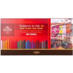 Koh-i-noor křídy pastely prašné umělcké 7x7mm Toison D´or souprava 48 ks – Zboží Dáma