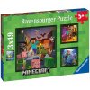 Puzzle Ravensburger 056217 Minecraft Biomes 3x49 dílků