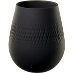 Villeroy & Boch Váza Carré, malá, kolekce Manufacture Collier noir - – Hledejceny.cz