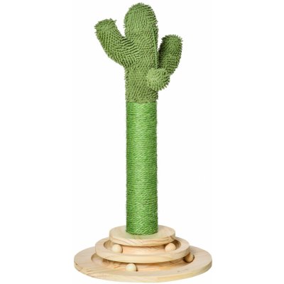 PawHut Cat Scratching Post Cactus 60 cm