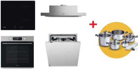 Set Whirlpool OMK58CU1SX + WSQ7360NE + AKR7491IX + WIC3C26F