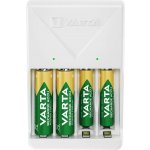 VARTA PLUG CHARGER + 4x AA 2100 mAh 57657101451 – Zboží Živě