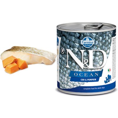 N&D Oean Adult Codfish & Pumpkin 2 x 285 g – Zboží Mobilmania