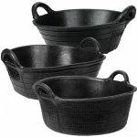 Krmná mísa KANGURO gumová flexibilní 11 a 20 l černá 11 L – Zboží Dáma