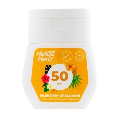 Helios Herb mléko na opalování SPF50 50 ml – Zboží Dáma